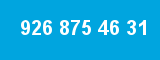 926 875 46 31 926 875 46 31